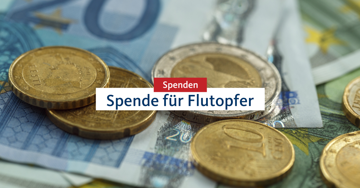 Spenden für Flutopfer