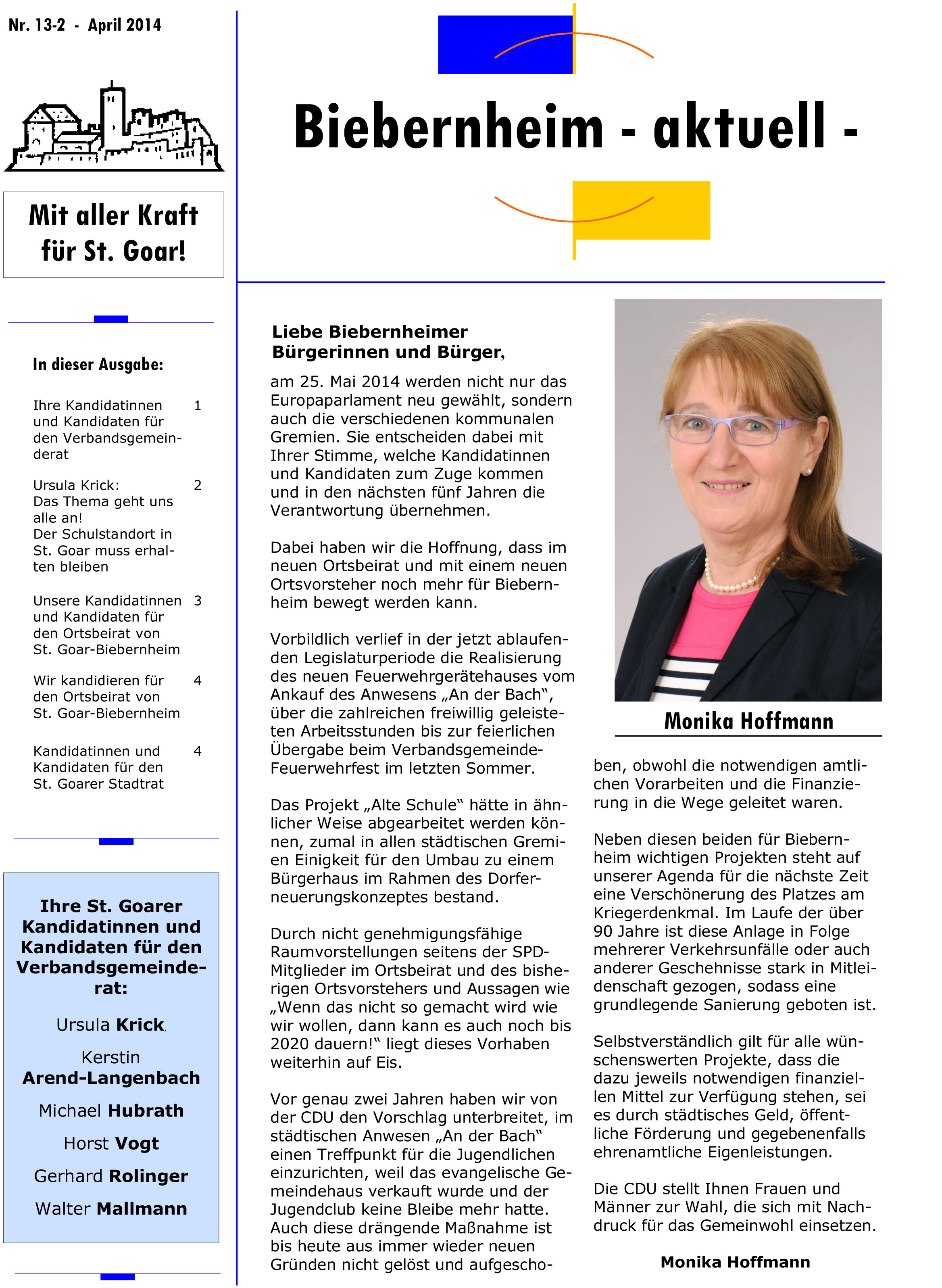 Sonderausgabe Biebernheim 13.2