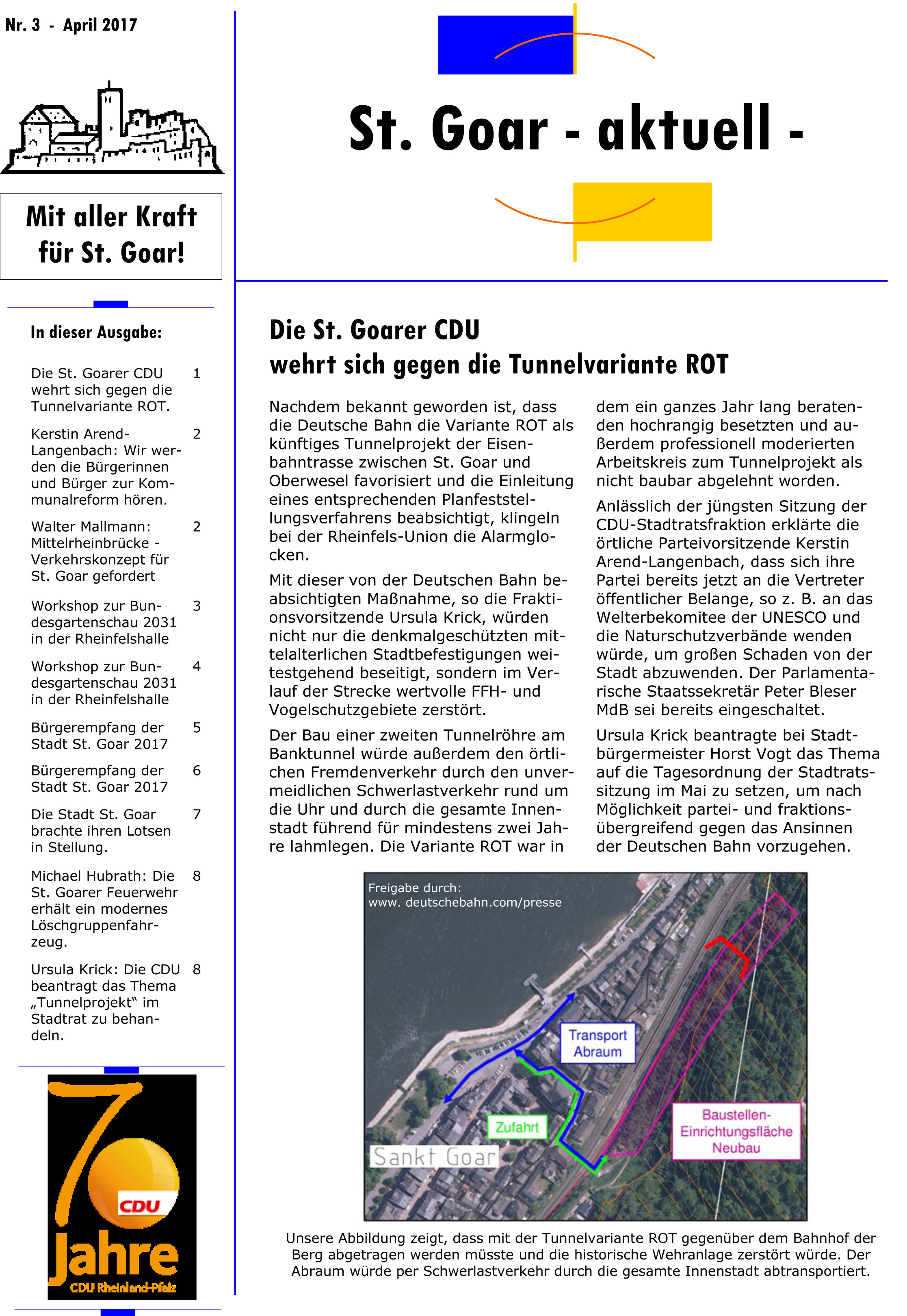 St. Goar -Aktuell 03/2017