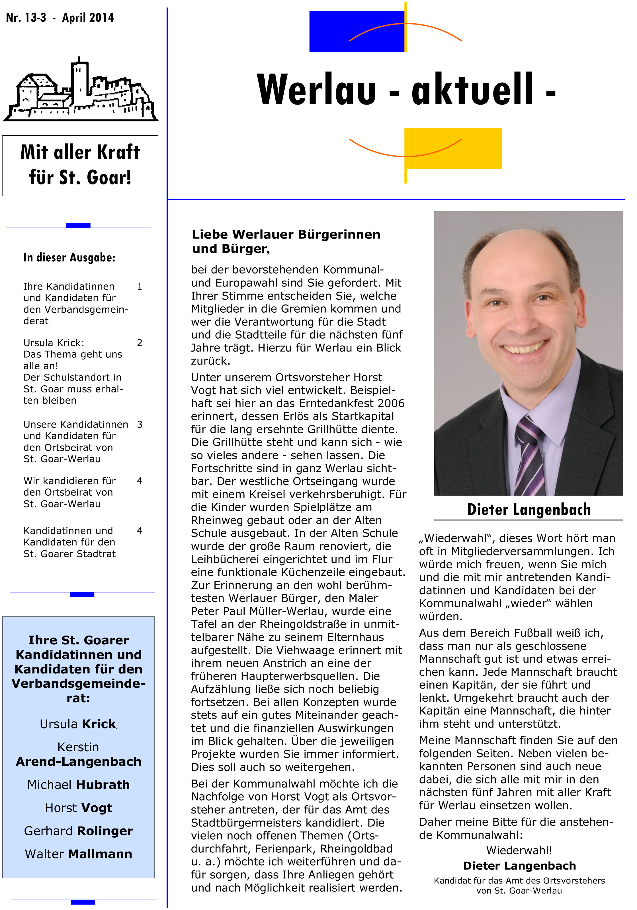 Sonderausgabe Werlau