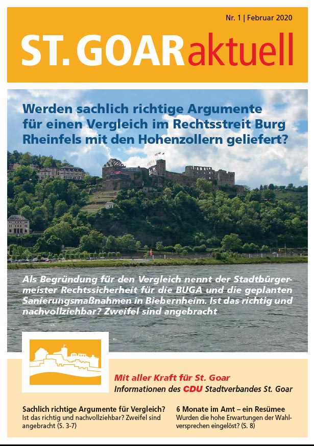 St.Goar-Aktuell 1/2020