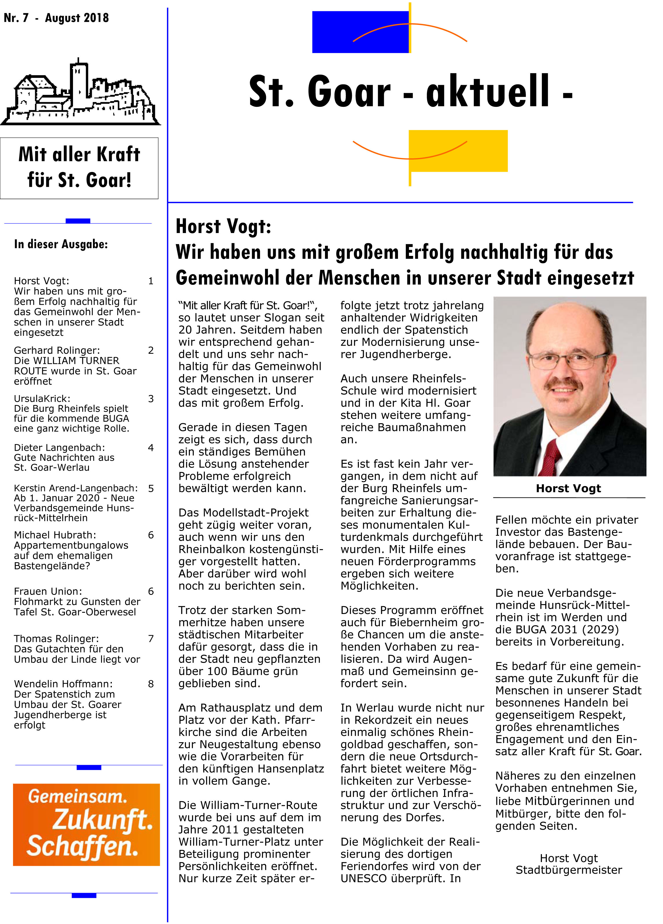 St. Goar - Aktuell 06/2018